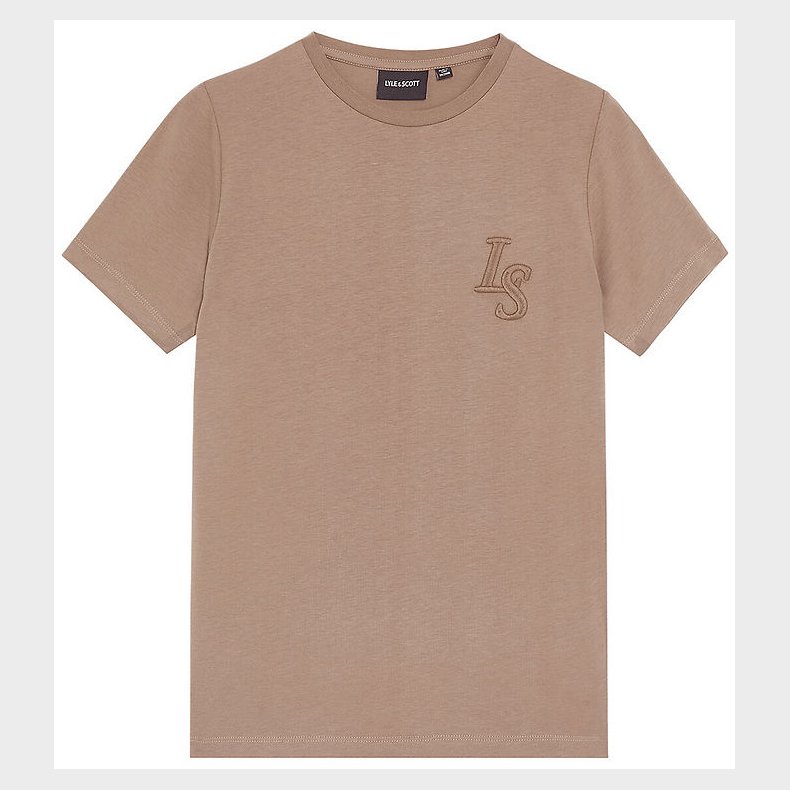 Lyle & Scott T-shirt - Monogram - Tigers Eye