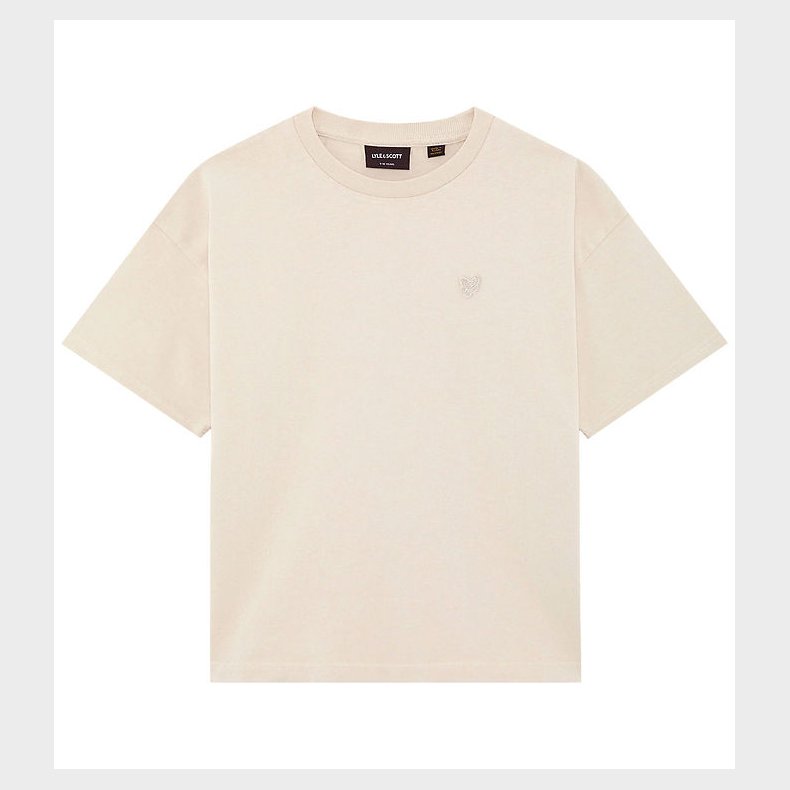 Lyle & Scott T-shirt - Heavy Weight Relaxed - Putty