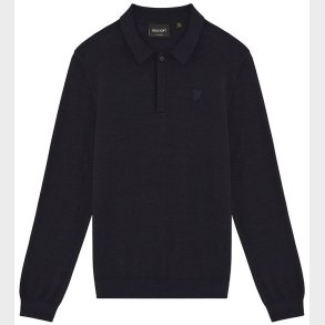 Lyle & Scott Bluse - Strik - Polo - Dark Navy