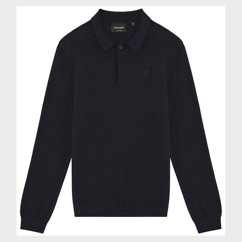 Lyle & Scott Bluse - Strik - Polo - Dark Navy
