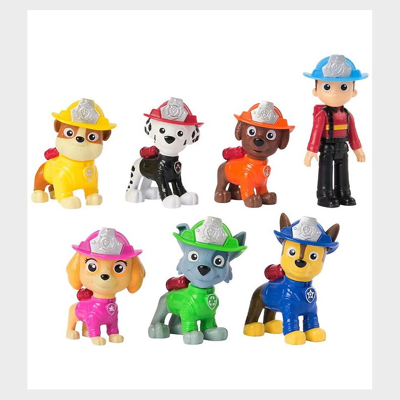 Paw Patrol Legetjsfigur - 7 stk. - Fire Rescue