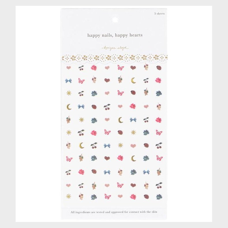 Konges Sljd Negle Klistermrker - Girl