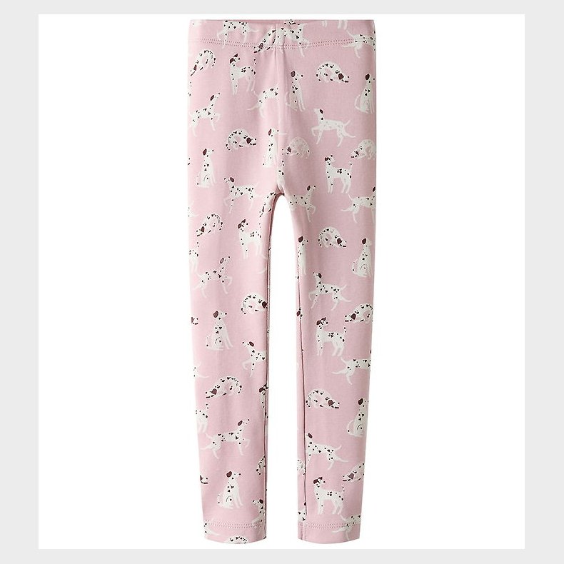 Name It Leggings - NmfKilas - Bleached Mauve/Cloud Dancer