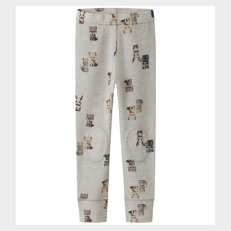 Name It Leggings - Uld - NmmWang - Nacreous Cloud/Forest animals