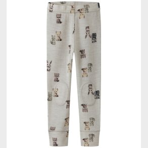 Name It Leggings - Uld - NmmWang - Nacreous Cloud/Forest animals