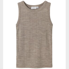 Name It Undertrje - Uld - Rib - NmmWang - Satellite