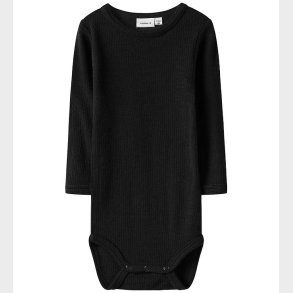 Name It Body l/ - Uld - Noos - Rib - NbnWax - Black