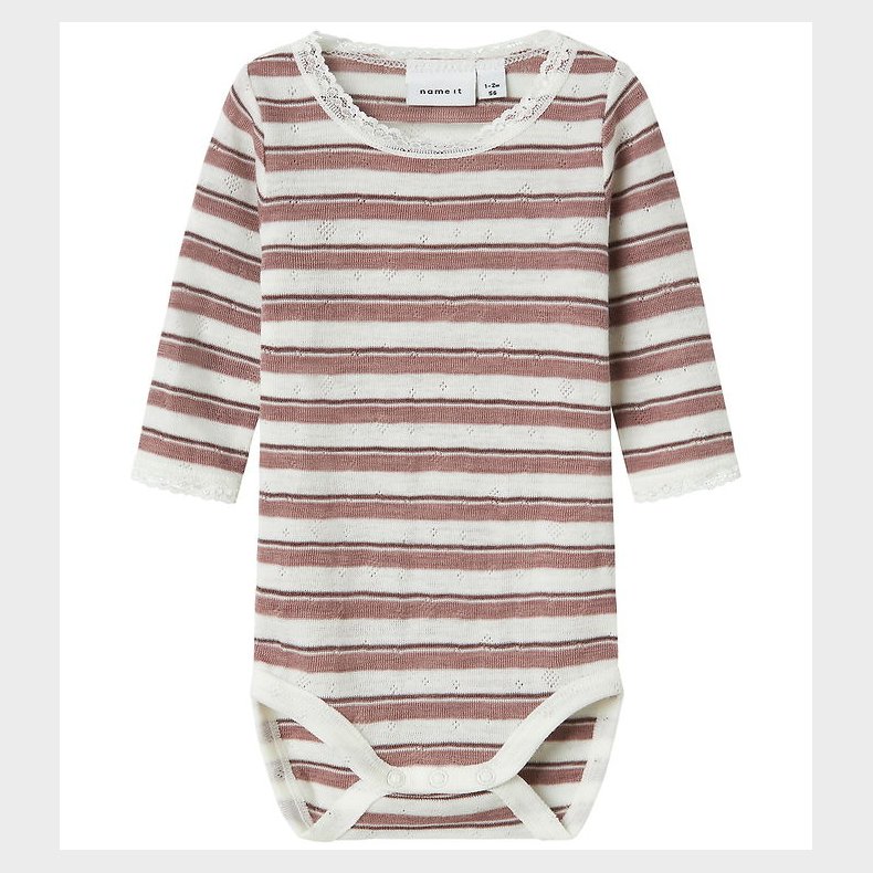 name It Body l/ - Uld - Noos - NbfWang - Antler/Snow white