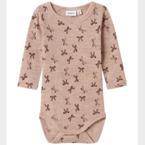 Name It Body l/ - Uld - NbfWang - Shadow Gray/Bows