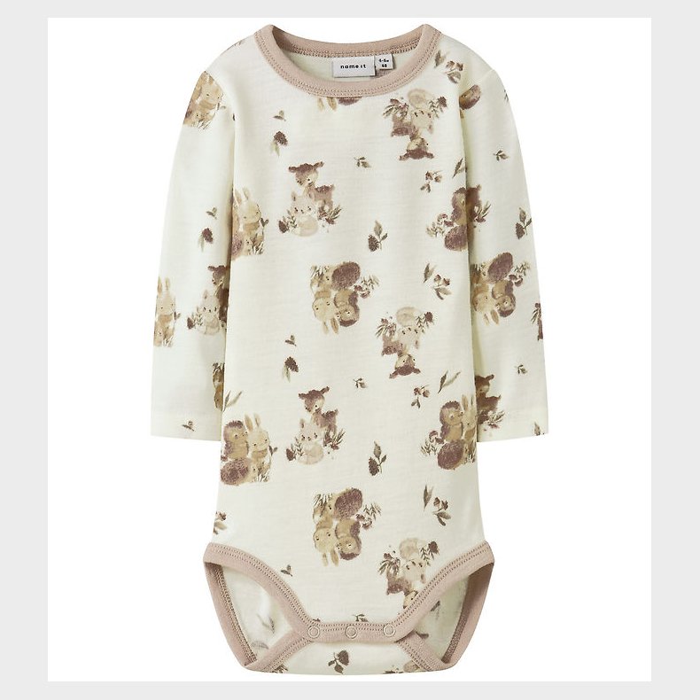 Name It Body l/ - Uld - NbnWillu - Snow White/Forest animals
