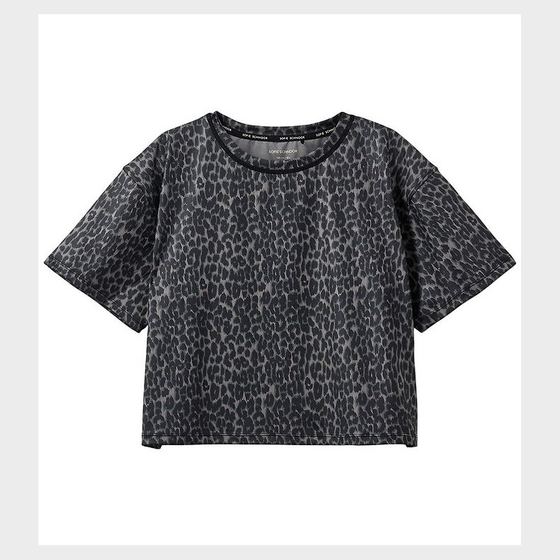 Sofie Schnoor T-shirt - Maisk - Grey leopard