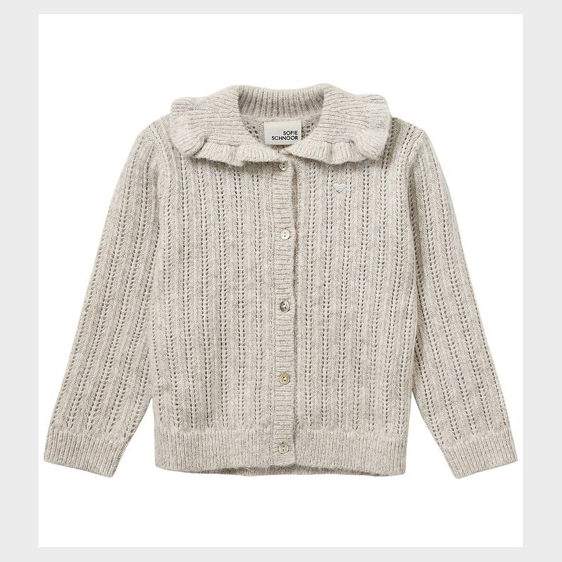 Sofie Schnoor Cardigan - Strik - Hennysk - Ecru Melange