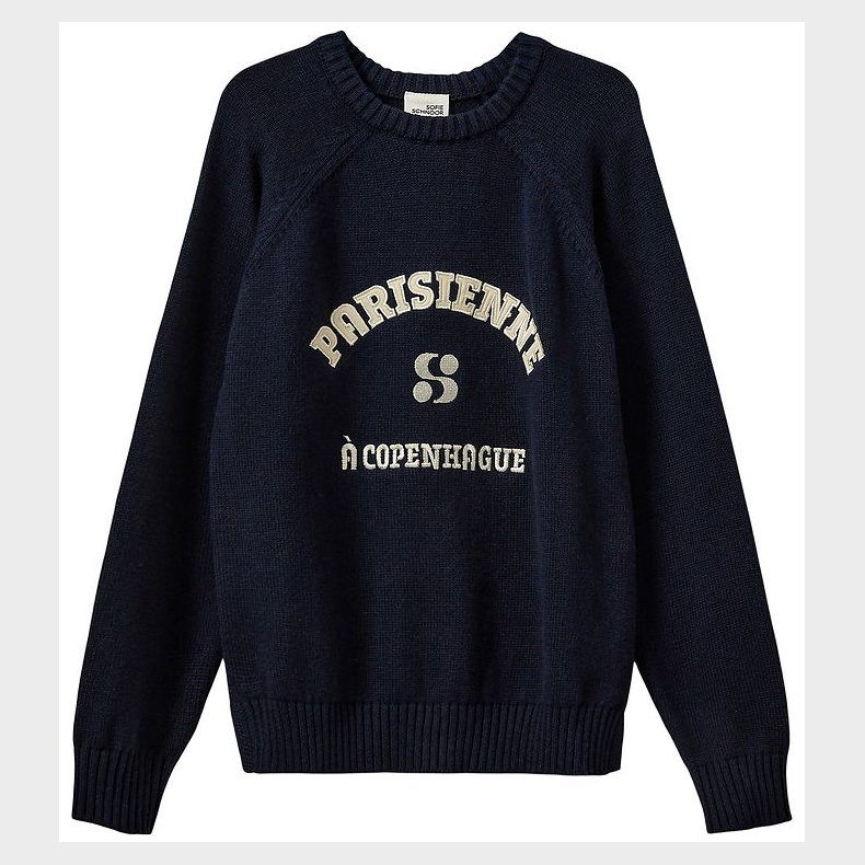 Sofie Schnoor Bluse - Strik - ParisienneSY - Navy Blue