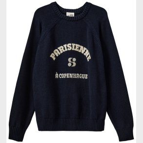 Sofie Schnoor Bluse - Strik - ParisienneSY - Navy Blue