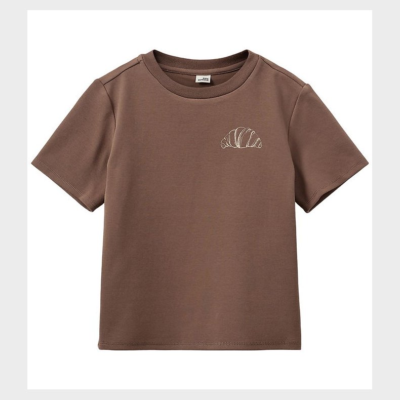 Sofie Schnoor T-shirt - Astask - Brun m. Croissant