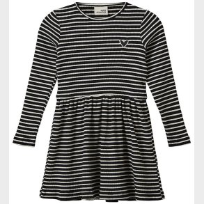 Sofie Schnoor Kjole - Rib - Berrask - Black Striped