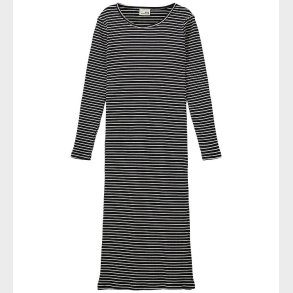 Sofie Schnoor Kjole - Rib - Facita - Black Striped