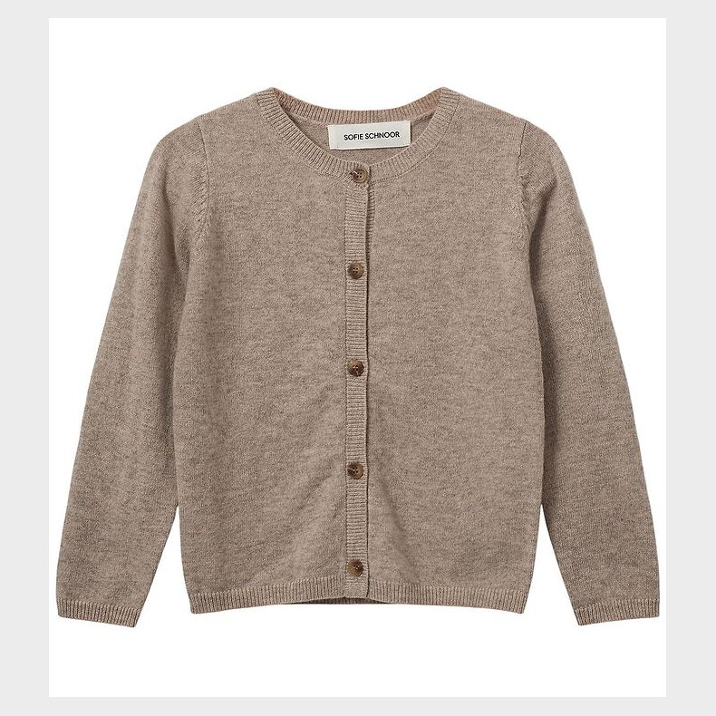 Sofie Schnoor Cardigan - Strik - Cisse - Brown Melange