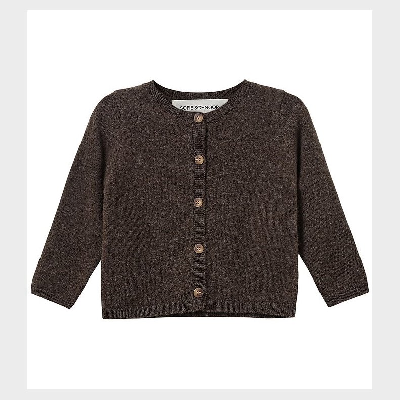 Sofie Schnoor Cardigan - Strik - Cisse - Brown Fudge