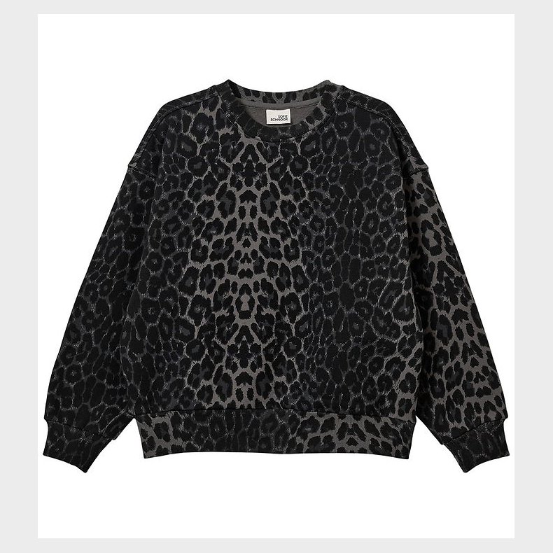 Sofie Schnoor Sweatshirt - Eli - Grey Leopard