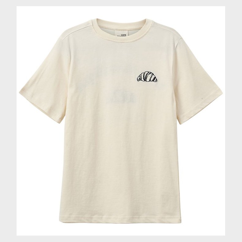 Sofie Schnoor T-shirt - Zena - Light Sand m. Croissant