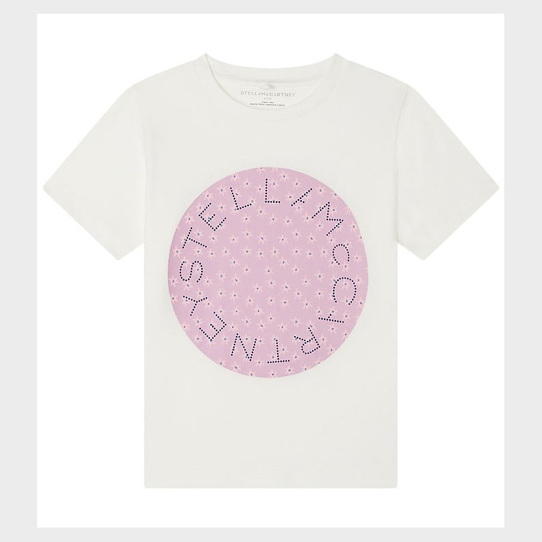 Stella McCartney Kids T-shirt - Ivory m. Rosa