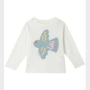 Stella McCartney Kids Bluse - Ivory m. Fugl