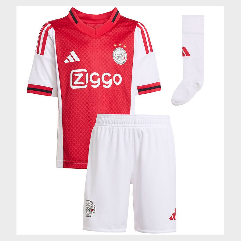 adidas Performance Fodboldst - AJAX H MINI - Hvid/Rd