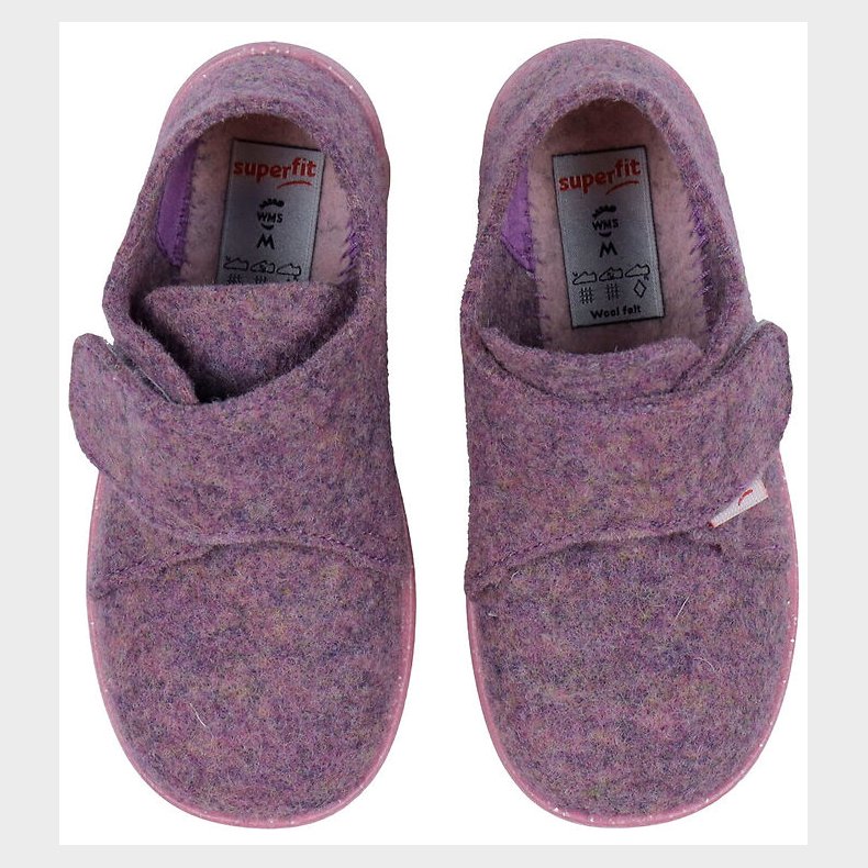 Superfit Hjemmesko - Happy Octi - Uld - Lilac