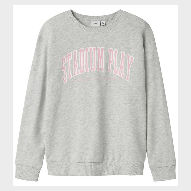 Name It Sweatshirt - NkfLiona - Light Grey Melange