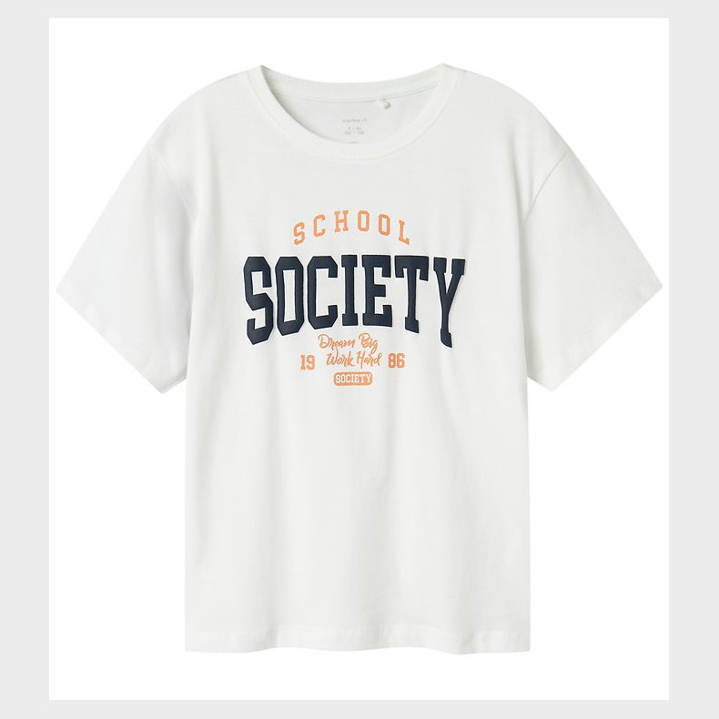 Name It T-shirt - NkmLadon - Bright White