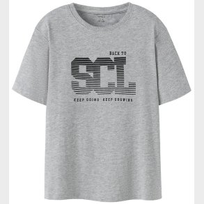 Name It T-shirt - NkmLadon - Grey Melange