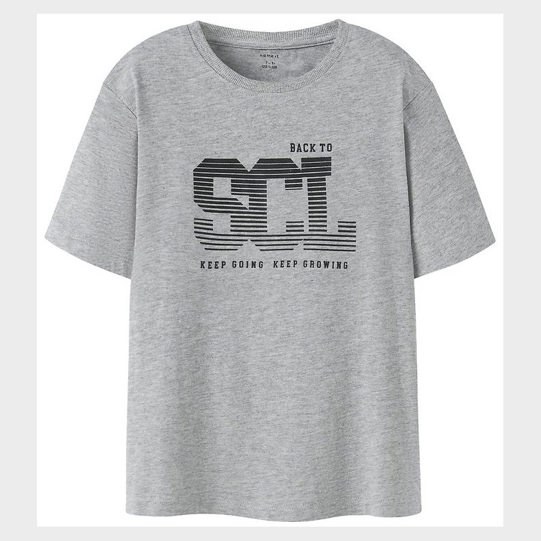 Name It T-shirt - NkmLadon - Grey Melange