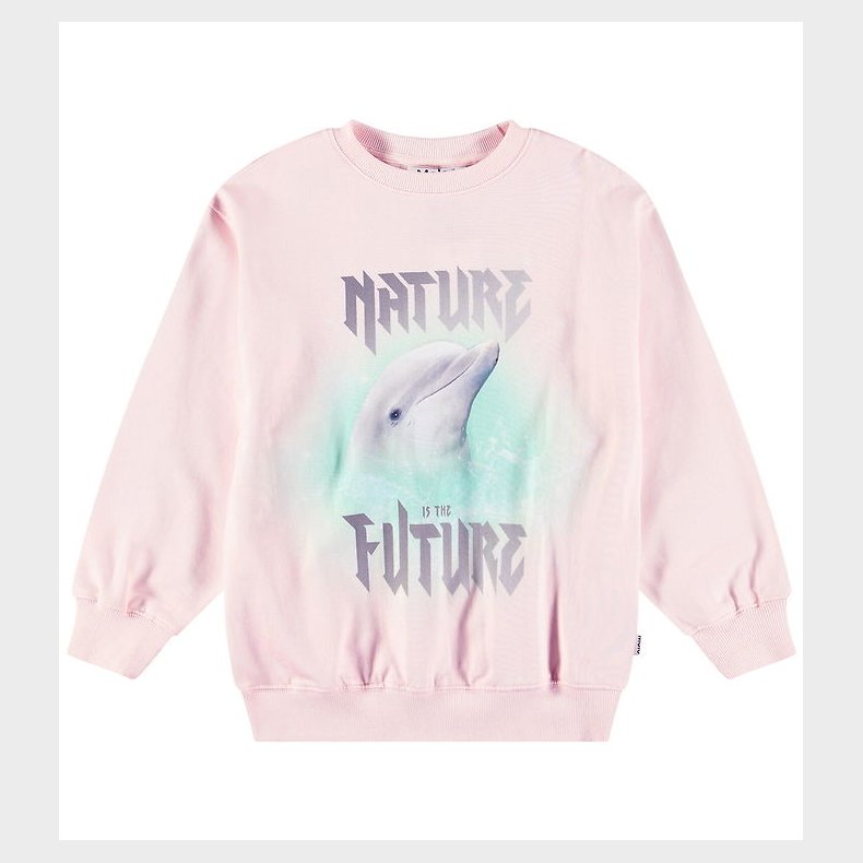 Molo Sweatshirt - Monti - Glitter Dolphin