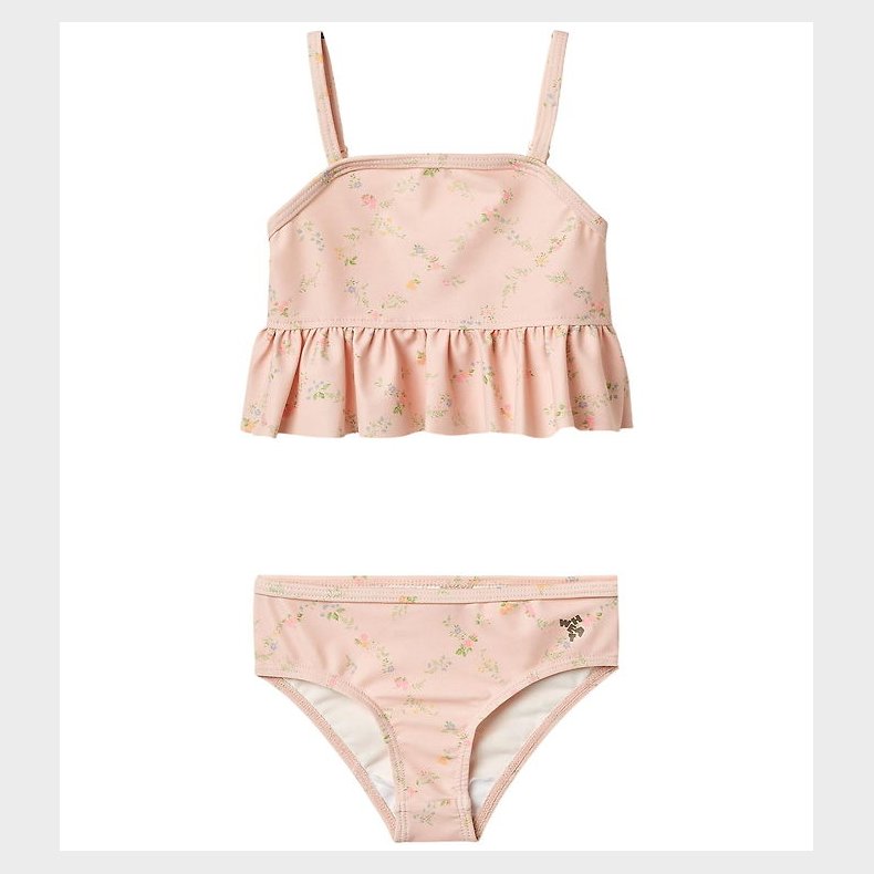 Wheat Bikini - Lrke - Powder Checked Flowers