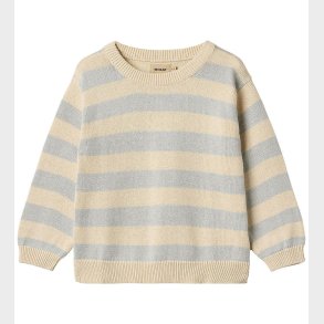 Wheat Bluse - Strik - Morgan - Soft Blue Stripe