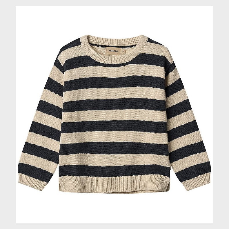 Wheat Bluse - Strik - Morgan - Navy Stripe