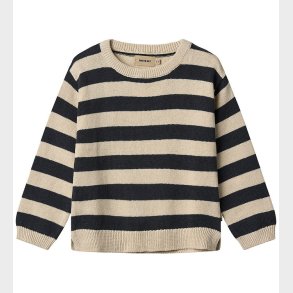 Wheat Bluse - Strik - Morgan - Navy Stripe