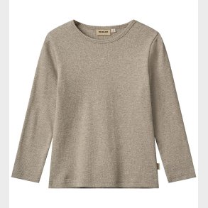 Wheat Bluse - Rib - Stig - Gravel Melange
