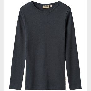 Wheat Bluse - Rib - Stig - Navy