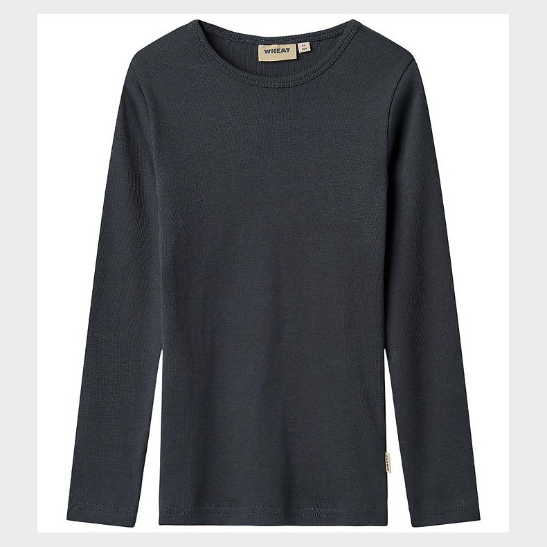 Wheat Bluse - Rib - Stig - Navy