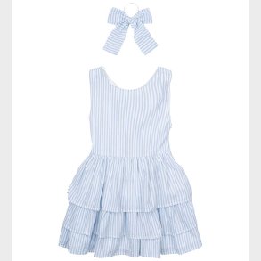 The New Kjole/Hrelastik - TnNalani - White Swan Striped m. Glim