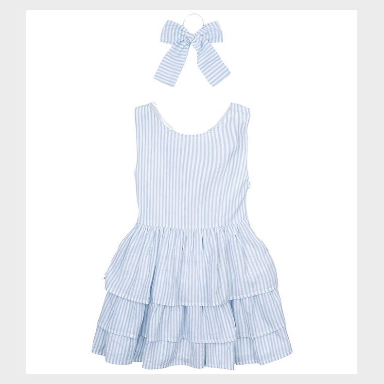 The New Kjole/Hrelastik - TnNalani - White Swan Striped m. Glim