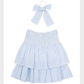 The New Nederdel/Hrelastik - TnNalani - White Swan Striped m. G