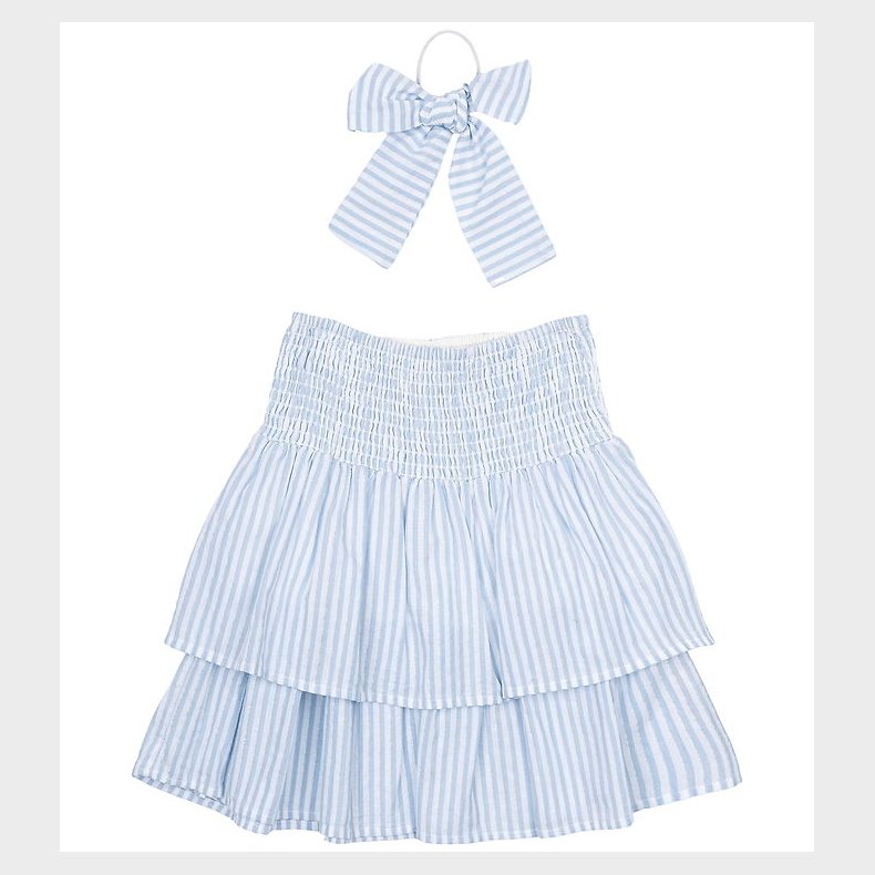 The New Nederdel/Hrelastik - TnNalani - White Swan Striped m. G