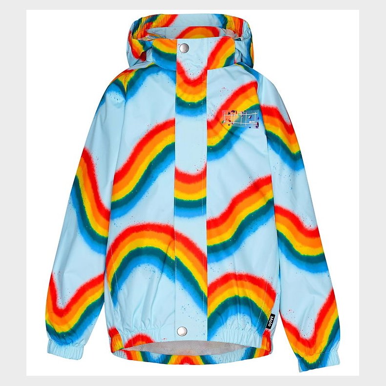 Molo Regnjakke - PE - Waiton - Rainbow Waves