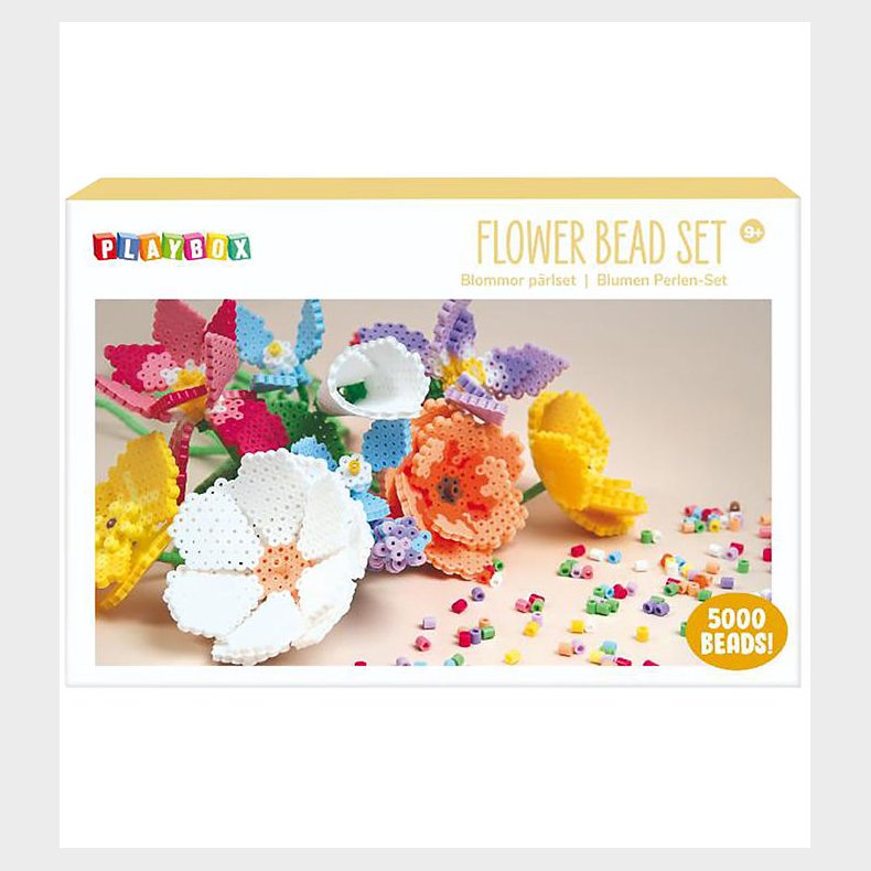 Playbox Perlest - Perler Lav Blomster