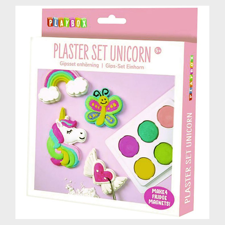 Playbox Gipss�t - Enhj�rninger m. Magneter