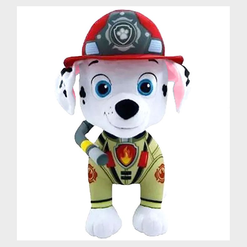 Paw Patrol Bamse - Fire Rescue Deluxe - 30cm - Marshall