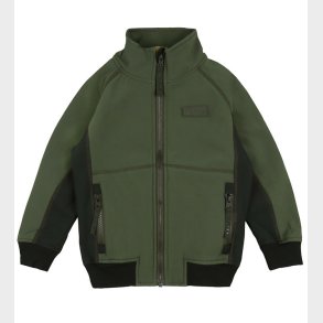 Molo Softshelljakke m. Fleece - Cloudy - Forest Block